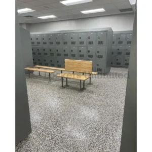 ADA Locker Room Bench with Back Support