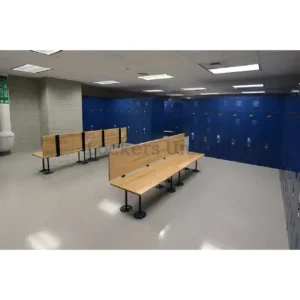 ADA Locker Room Bench with Back Support