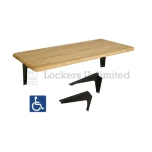 ADA Wall Mounted Locker Room Bench 01