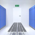 ADA locker room bench