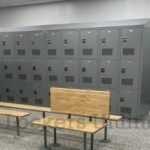 locker room benches