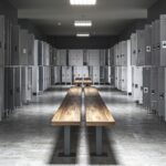 Changing room lockers