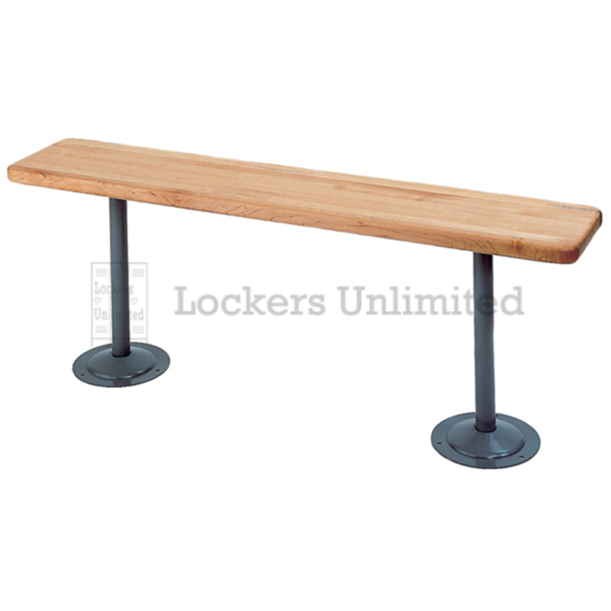 12 inch Wide Locker Room Benches With Pedestals