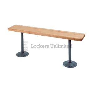 9.5″ Wide Locker Room Bench With Pedestals