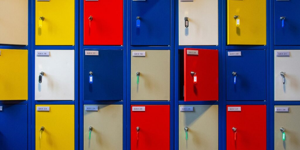 second hand lockers