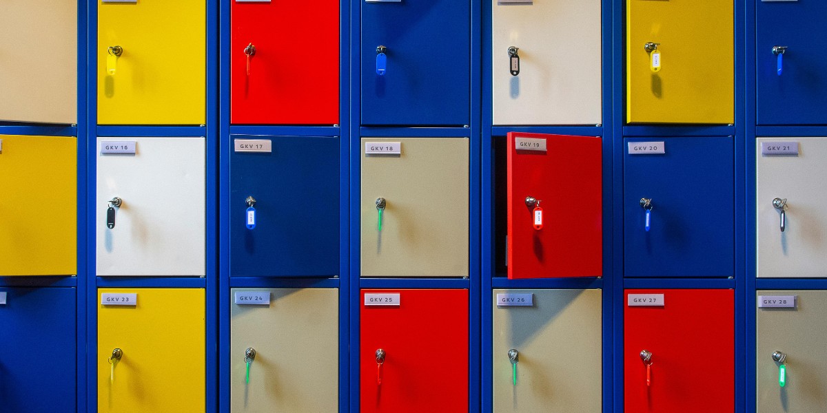 second hand lockers
