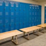 Locker room benches