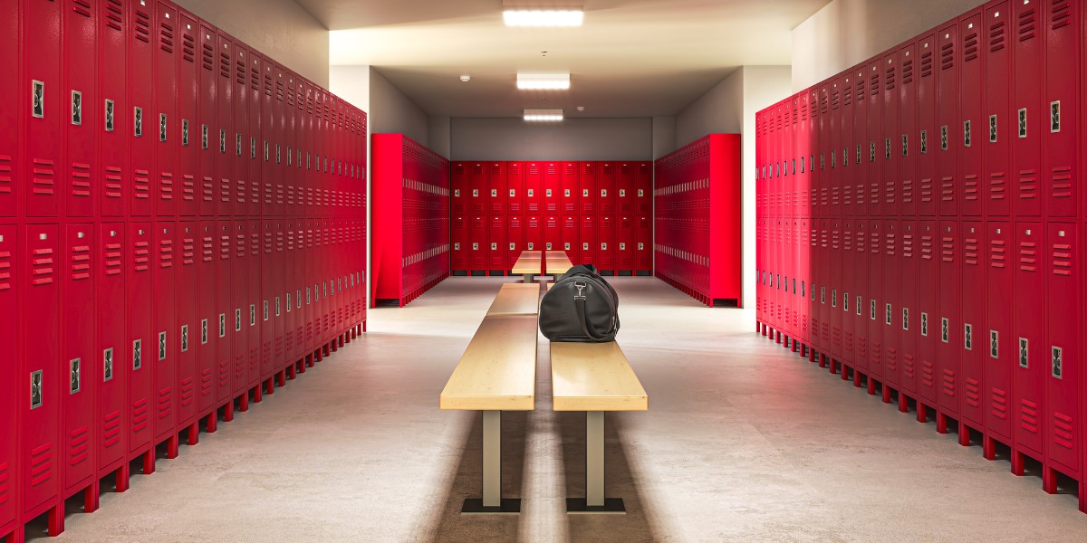 Locker room benches