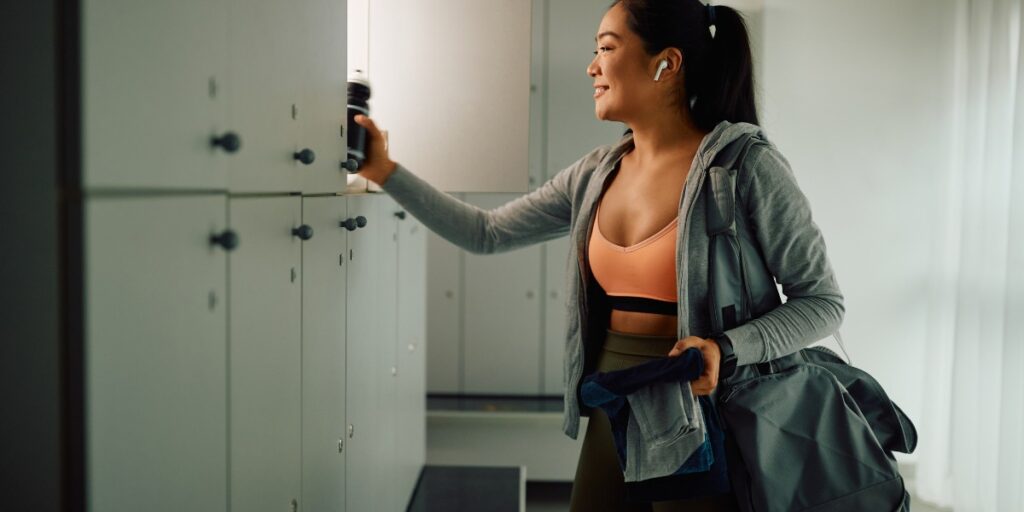 gym lockers