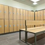 locker room benches