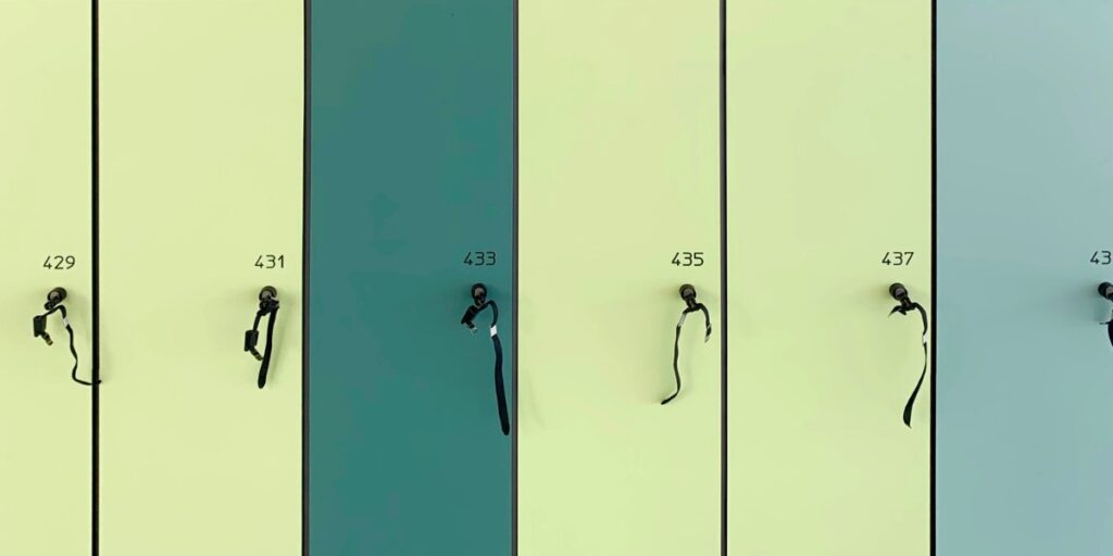 plastic lockers