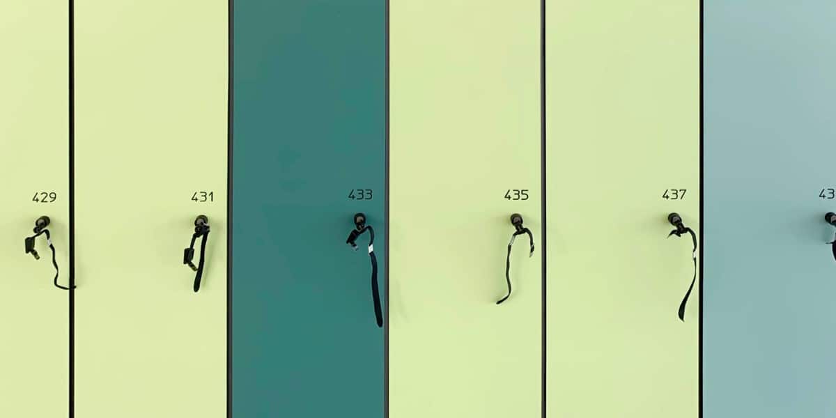 plastic lockers