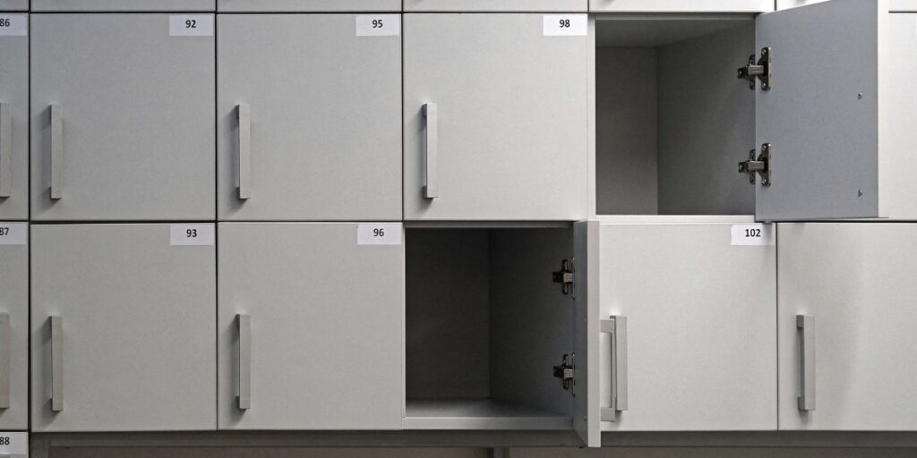 storage lockers