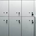 Plastic lockers for gyms